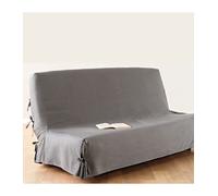 Atmosphera - Funda para sofá cama - algodón - gris claro - 140x200 cm