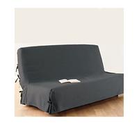 Atmosphera - Funda para sofá Cama - algodón - Gris Oscuro - 140x200 cm