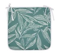 Atmosphera - Funda Silla Tropical 39x39cm Estampada Verde Oscuro