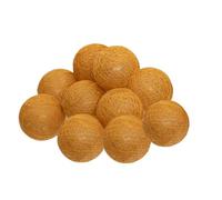 Atmosphera - Guirnalda led 10 bolas - amarillo mostaza L165 cm