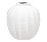 Atmosphera - Jarrón Bola amia cerámica Blanca h28cm