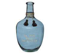 Atmosphera - Jarrón Dame Jeanne Gypsy - Vidrio - H31 cm - Gris