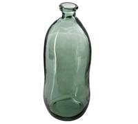 Atmosphera - Jarrón de Botella de Cristal Reciclado Verde Caqui H 73 cm