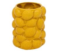 Atmosphera - Jarrón limón yuca cerámica Amarilla h18cm