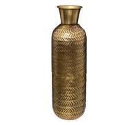 Atmosphera Jarrón Night – Metal, Oro, 45 cm