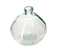 Jarrón Redondo Uly diám. 21 cm Cristal Reciclado Transparente