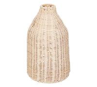 Atmosphera - Jarrón Seav Metal y ratán - H26 cm