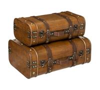 ATMOSPHERA CREATEUR D'INTERIEUR Set de 2 baúles de madera