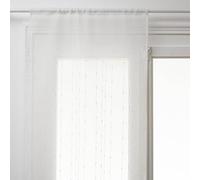 Atmosphera - "Juego de 2 cortinas ""Anissa"" - blancas 60x120 cm"