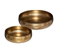 Atmosphera - Juego de 2 Cuencos Oasis - Metal - Oro