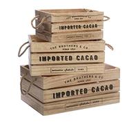 ATMOSPHERA CREATEUR D'INTERIEUR Caja Colonial Cagette x 3