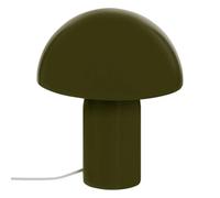 Atmosphera - Lámpara Champiñón Lito - Verde Oscuro - Acero - Altura 24,5 cm - Casquillo E27 - Conexión a Red - Estilo Retro & Diseño - Ideal para Dormitorio, Salón, Oficina - 25W Max