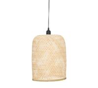 Lámpara Colgante "ali" Natural D28 Beige En Bambú
