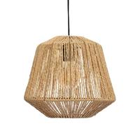 Atmosphera - Lámpara colgante de cuerda de papel Jily - D 29 cm - Iluminación de estilo bohemio y natural - Para dormitorio y salón
