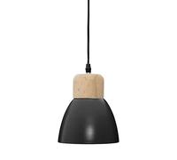 Atmosphera Lámpara colgante Desy – Metal, negro, Ø 15 cm