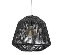 Atmosphera - Lámpara colgante 'Jily' negra - cuerda D. 29 cm