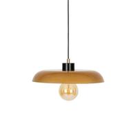 Atmosphera - Lámpara colgante jody vidrio ámbar d35cm