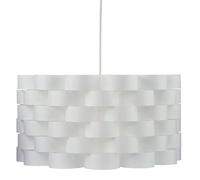 Atmosphera - Lámpara colgante 'Moki' blanca D. 42 cm