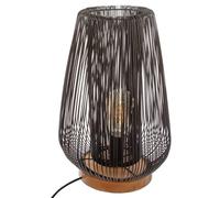 Atmosphera - Lámpara con cable 'Noda' negro - metal A. 41 cm
