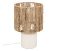 Atmosphera - Lámpara de mesa koby blanco h24cm