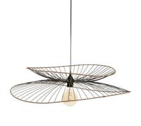 Atmosphera - Lámpara de suspensión «Alara» Negra - Alambre de Metal D70 cm