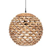 Atmosphera Lámpara de Techo Jacinthe Natural Sand D 38, Beige, Ø38x36cm