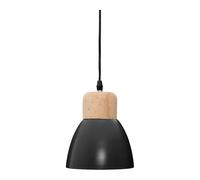 Atmosphera Lámpara colgante Desy – Metal, negro, Ø 15 cm
