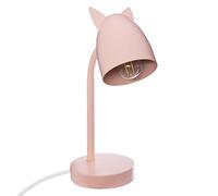 Atmosphera Lámpara infantil Oreilles de metal rosa 31 cm