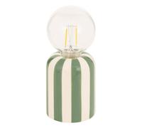 Atmosphera - Lámpara led a pilas rico h19,5cm - Verde