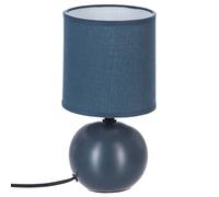 Atmosphera - Lámpara 'Timeo' azul mate - cerámica A. 25 cm