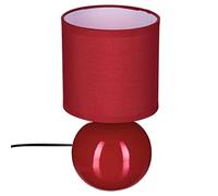 Lámpara de bola de cerámica roja H25
