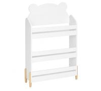 Atmosphera - Librería de color blanco 61,5 x 100 cm | Color blanco, 61,5 cm de ancho, 100 cm de altura, diseño suave