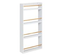 Biblioteca mdf blanco 118x55x15cm