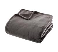 Atmosphera - Manta - Franela - Gris Oscuro - 130x180 cm