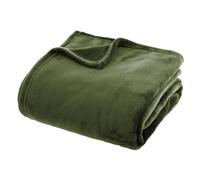 Atmosphera - Manta - Franela - Verde Caqui - 130x180 cm