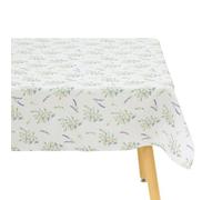 Atmosphera - Mantel garrigue 240x140cm Estampado Vegetal Blanco