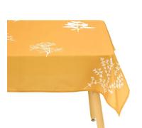 Atmosphera - Mantel garrigue 300x150cm Hoja Mostaza Estampado