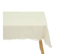 Atmosphera - Mantel Vela 150x250cm Blanco cálido en Gasa de algodón