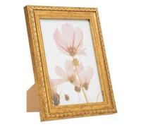 Atmosphera - "Marco de fotos ""Matheu"" madera y cristal - dorado - 13x18 cm"