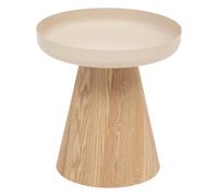 Atmosphera Mesa auxiliar Hercyna Beige 40x40 cm