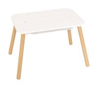 Atmosphera - Mesa Auxiliar Infantil buldy Blanca 68,5x43cm