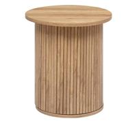 Atmosphera Interior Designer - Mesa de Centro Colva con Efecto Madera - Mesa Auxiliar para Dormitorio, salón y Oficina - 45 cm de Profundidad x 50 cm de Alto