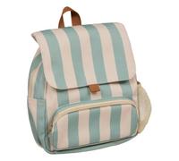 Atmosphera - Mochila Infantil Basco con Bolsillo isotérmico de 6 litros, a Rayas Verdes y Beige