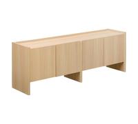 Atmosphera - Mueble para televisión John Rectangular, 39,5 x 171 cm, 4 Puertas, Color Beige