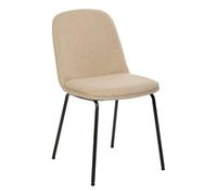 Atmosphera - Neora Silla de Tela Beige l58xan46xal82 cm