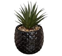 Atmosphera - Planta Artificial Piña - H21 cm - Negro