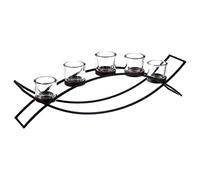 Atmosphera - Portavelas con pie - Metal - 5 Velas 17 x 54 cm