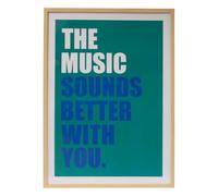 Atmosphera - Póster Enmarcado Darius Verde Cedro 50x70cm