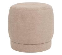 Atmosphera - Puf Amea - Ø39 x Al40 cm - Asiento adicional - Gris topo