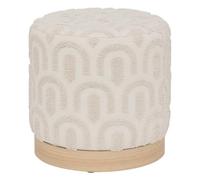 Atmosphera - Puff Blanco Copas d38x38cm